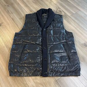 Scotch & Soda Amsterdam‎ Couture Black Nylon Vest Men XL